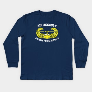 Mod.4 The Sabalauski Air Assault School Death from Above Kids Long Sleeve T-Shirt